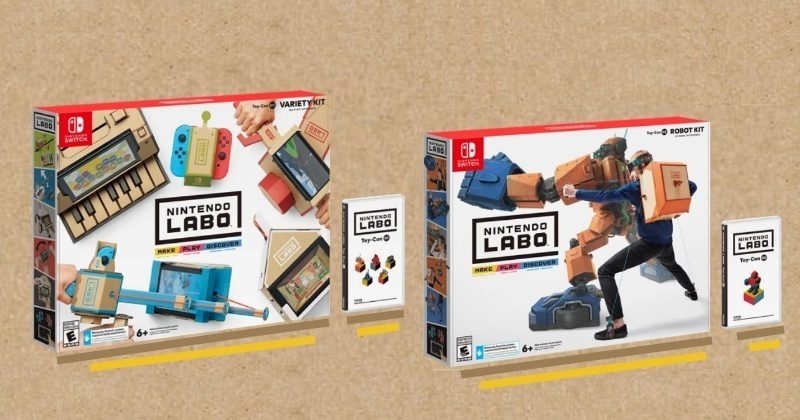 Nintendo Labo: Tecnología y Cartón la nueva manera de jugar con Switch
