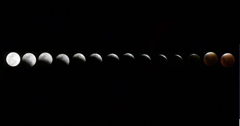 Eclipse Súper Luna de Sangre