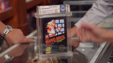 Un cartucho del videojuego de Super Mario Bros fue vendido por una cifra astronómica