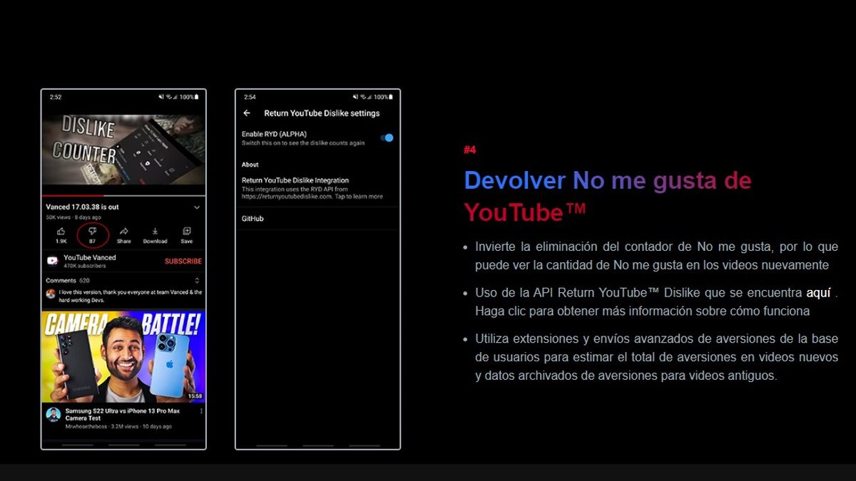 YouTube Vanced: Ve videos y escucha música en segundo plano y sin publicidad en tu dispositivo Android